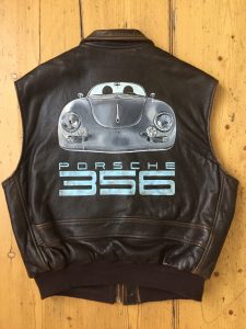 Porsche 356-Vintage Oldtimer Painting on B9 Vest
